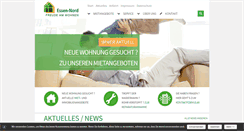 Desktop Screenshot of essen-nord.de